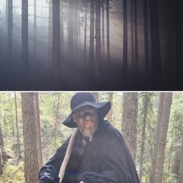 Knut_och_mork_skog